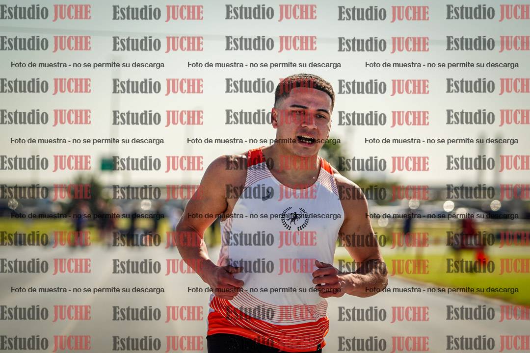 Fotos de los 100 m llanos de varones