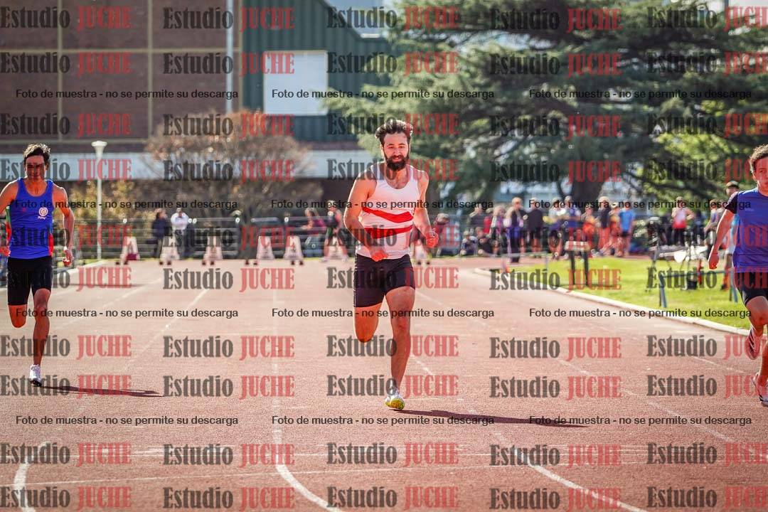 Fotos de los 100 m llanos de varones