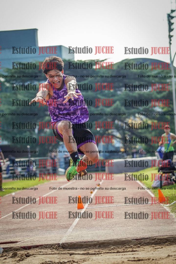 Fotos del salto triple de varones