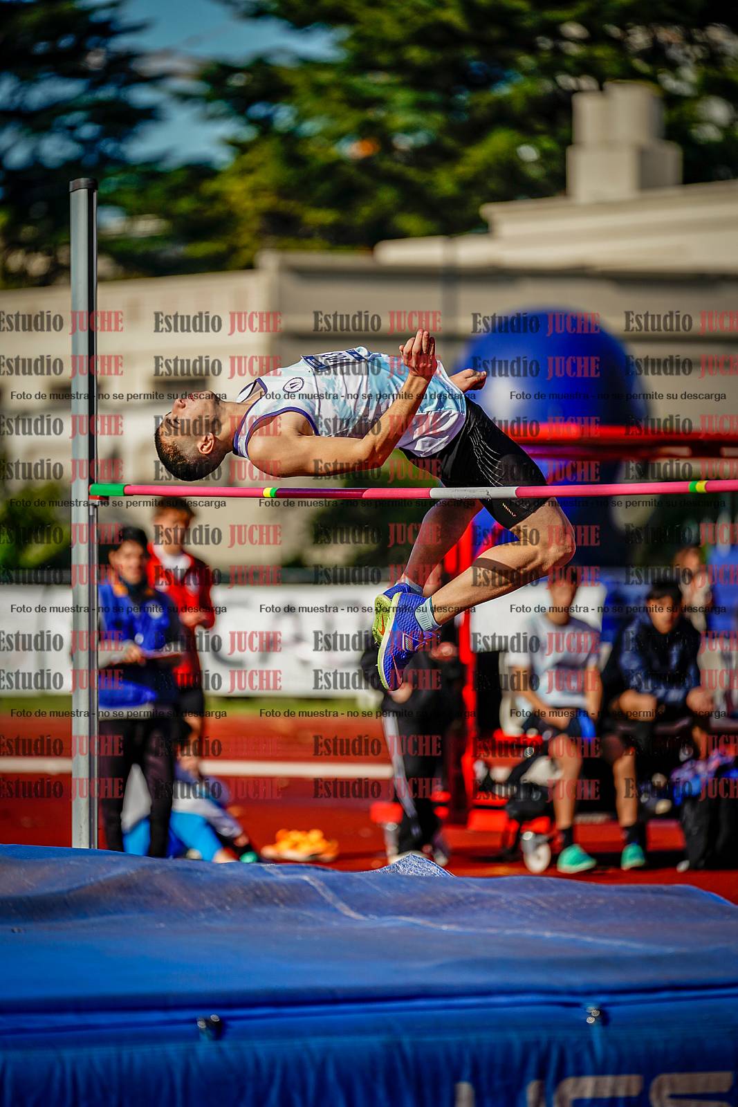 Fotos del salto en alto de varones