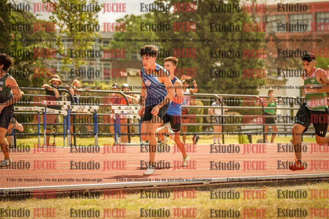 Fotos de los 100 m llanos de varones