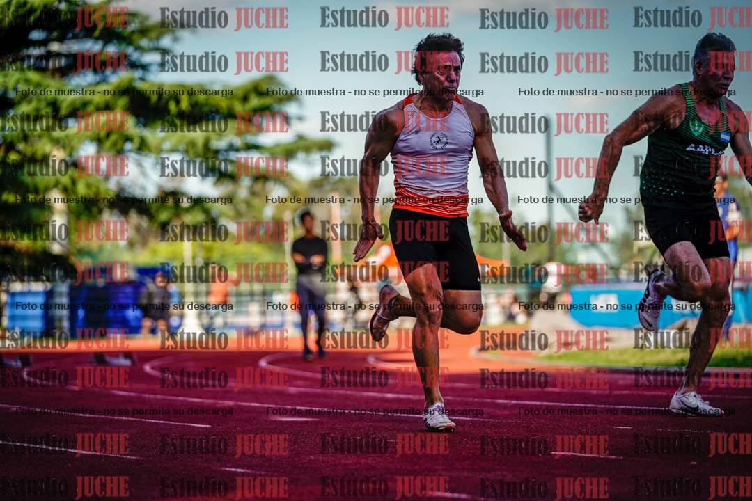 Fotos de los 100 m llanos de varones