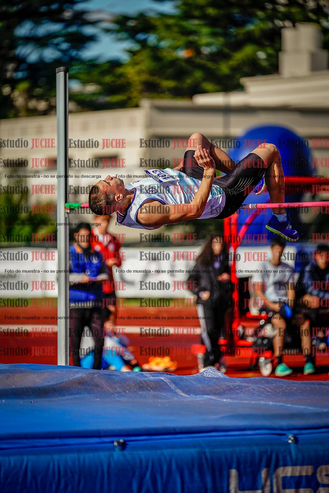 Fotos del salto en alto de varones