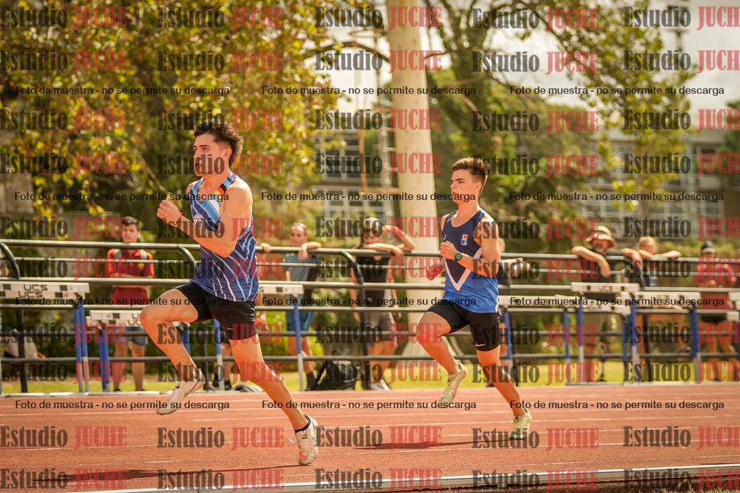 Fotos de los 100 m llanos de varones