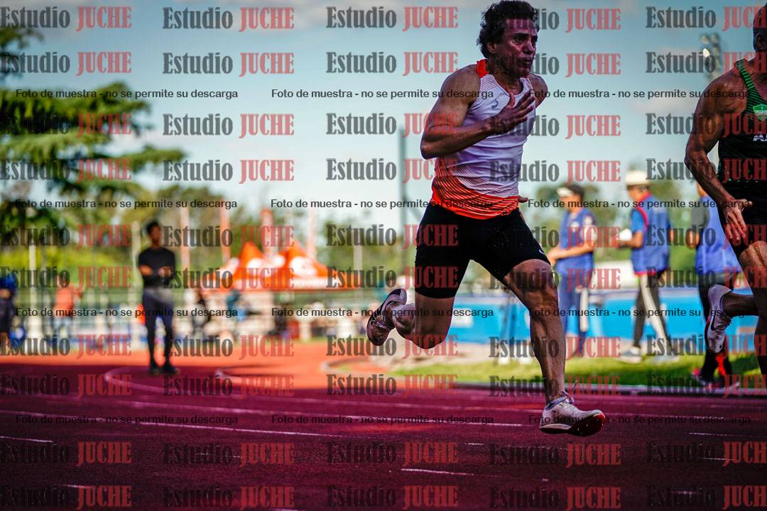 Fotos de los 100 m llanos de varones