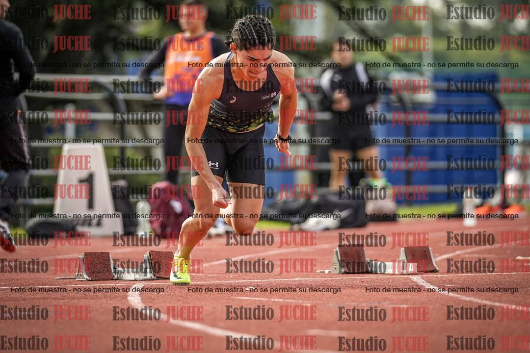 Fotos de los 100 m llanos de varones