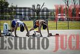 Fotos de los 100 m llanos de varones
