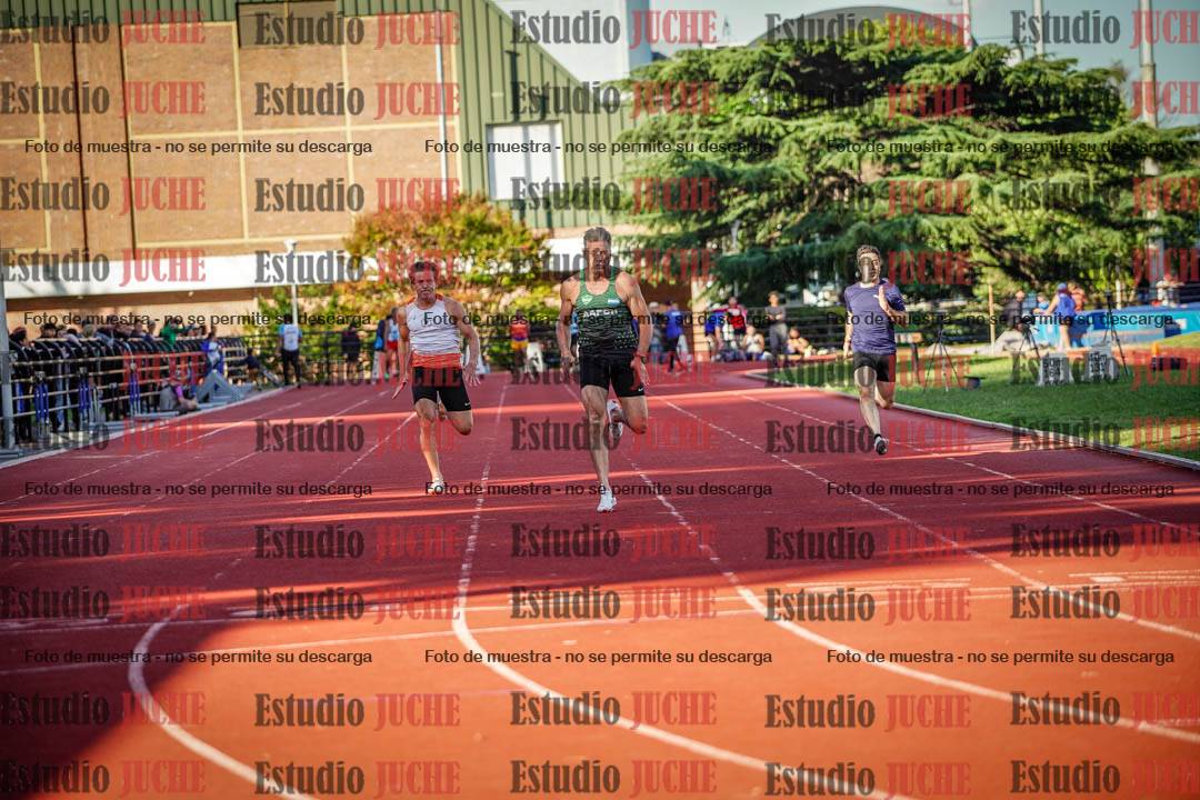 Fotos de los 100 m llanos de varones