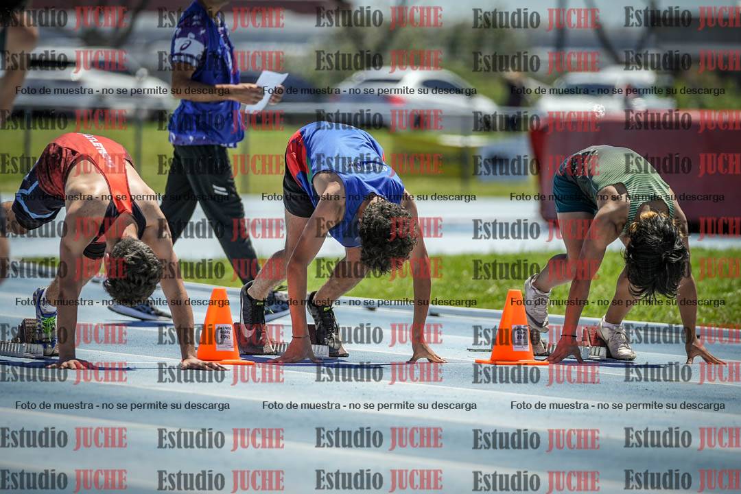 Fotos de los 80 m llanos de varones