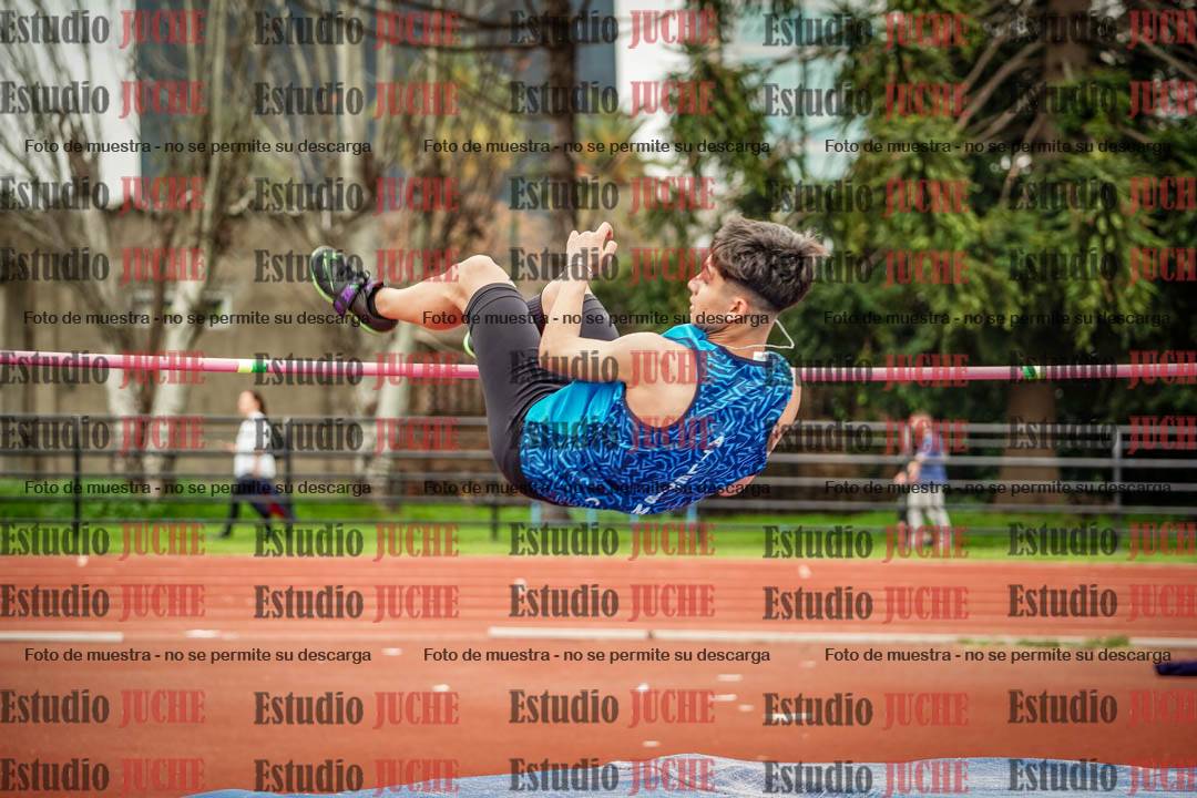 Fotos del salto en alto de varones