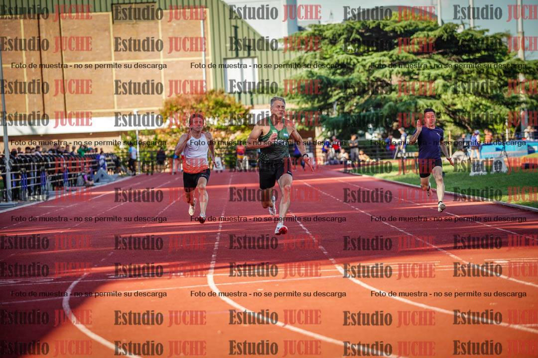 Fotos de los 100 m llanos de varones