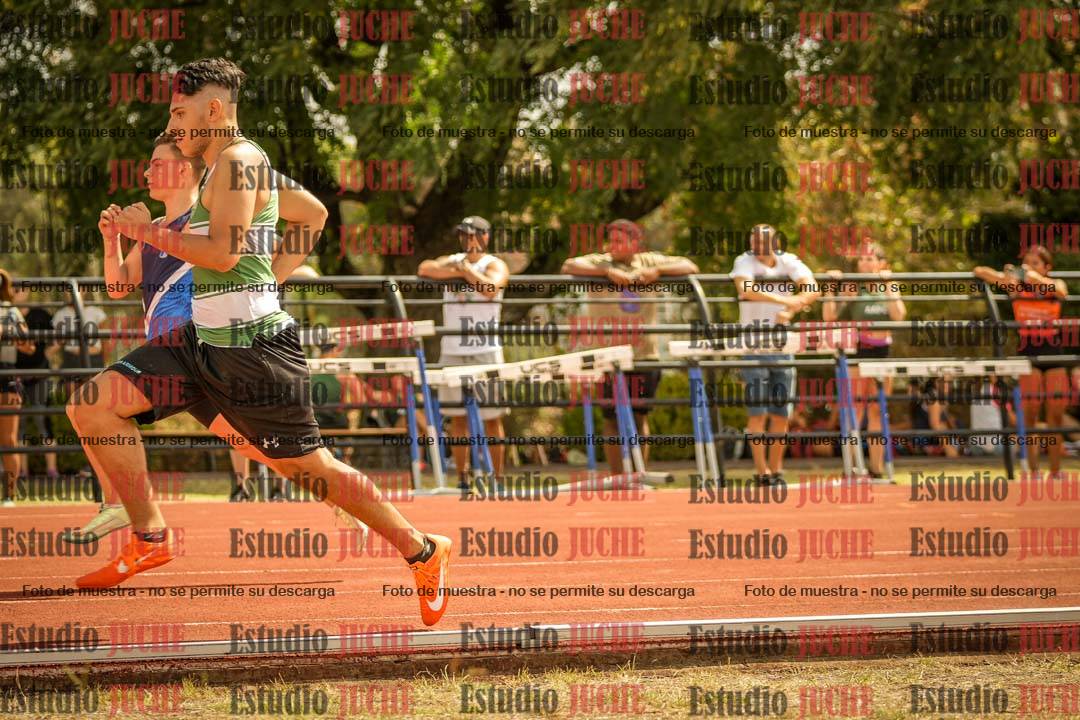 Fotos de los 100 m llanos de varones