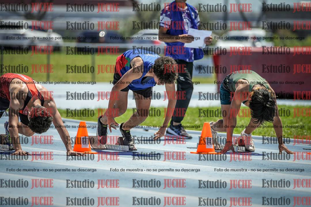 Fotos de los 80 m llanos de varones