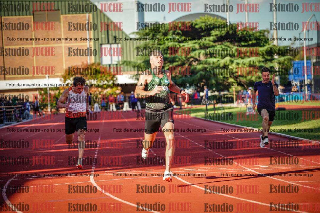 Fotos de los 100 m llanos de varones