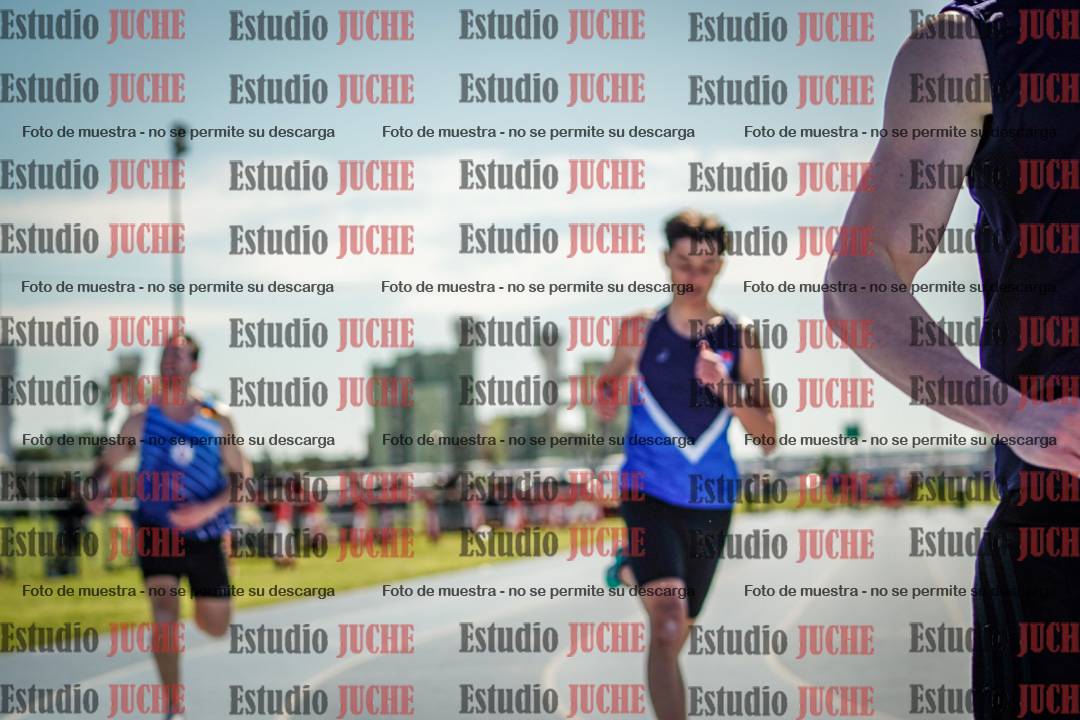 Fotos de los 100 m llanos de varones