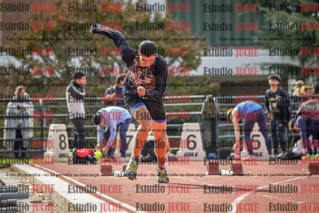 Fotos de los 100 m llanos de varones