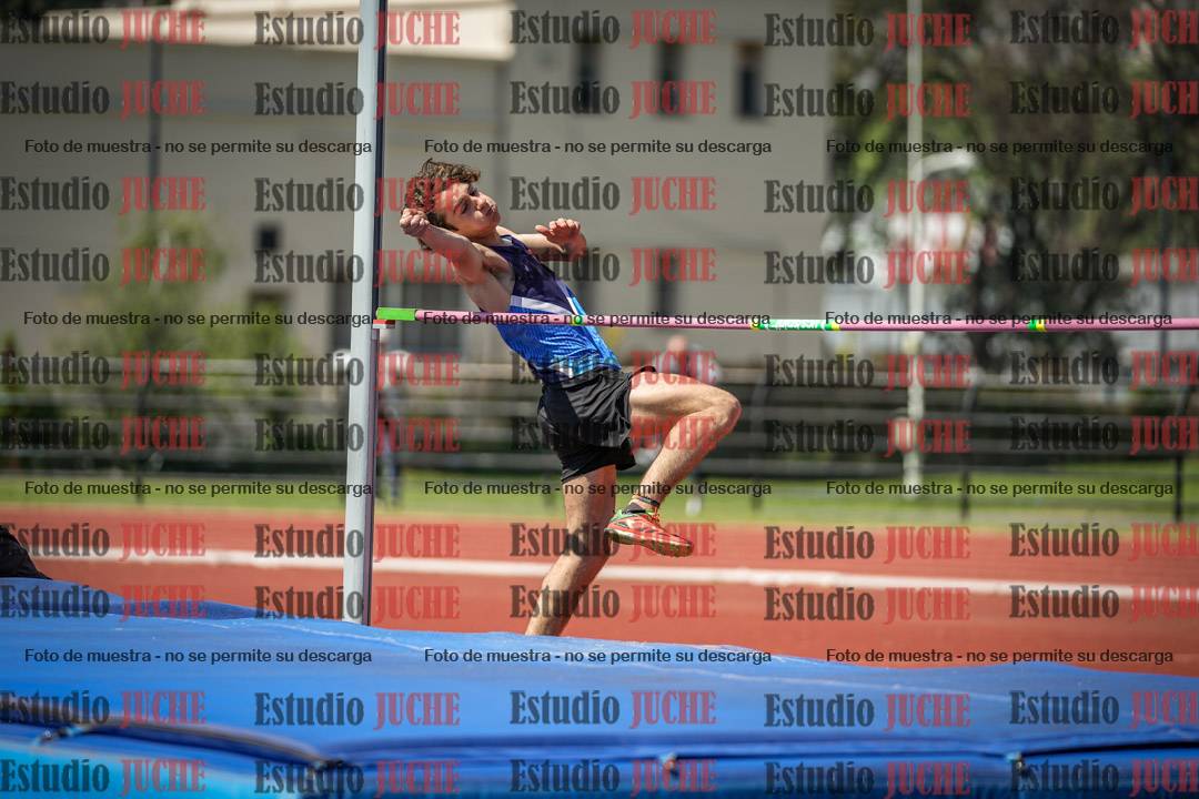 Fotos del salto en alto de varones