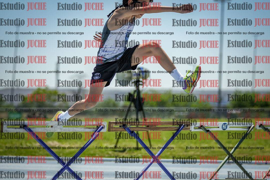 Fotos de los 60 m con vallas de varones