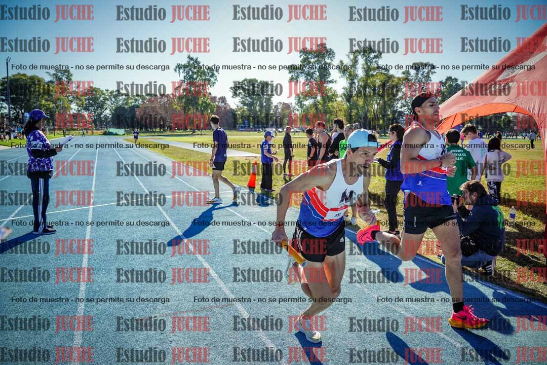 Fotos durante los relevos