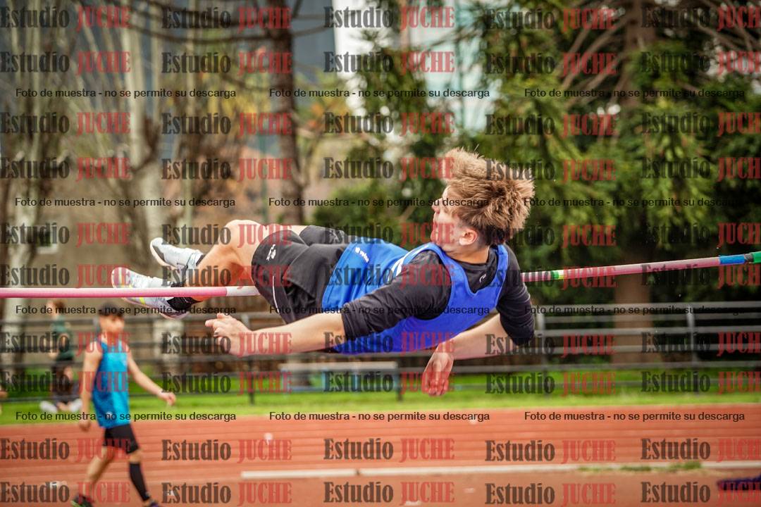 Fotos del salto en alto de varones