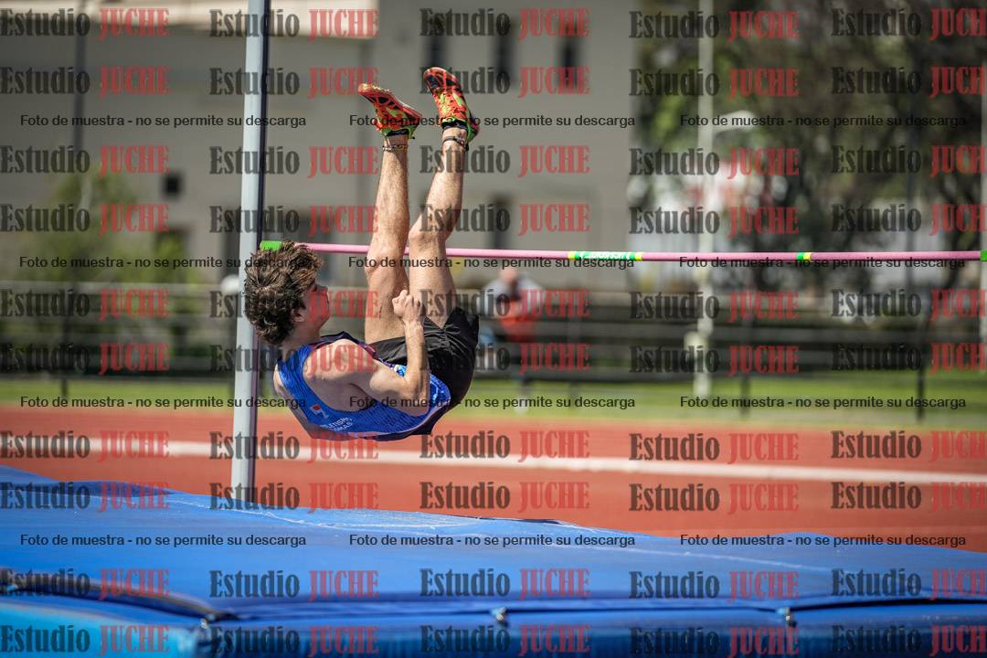 Fotos del salto en alto de varones