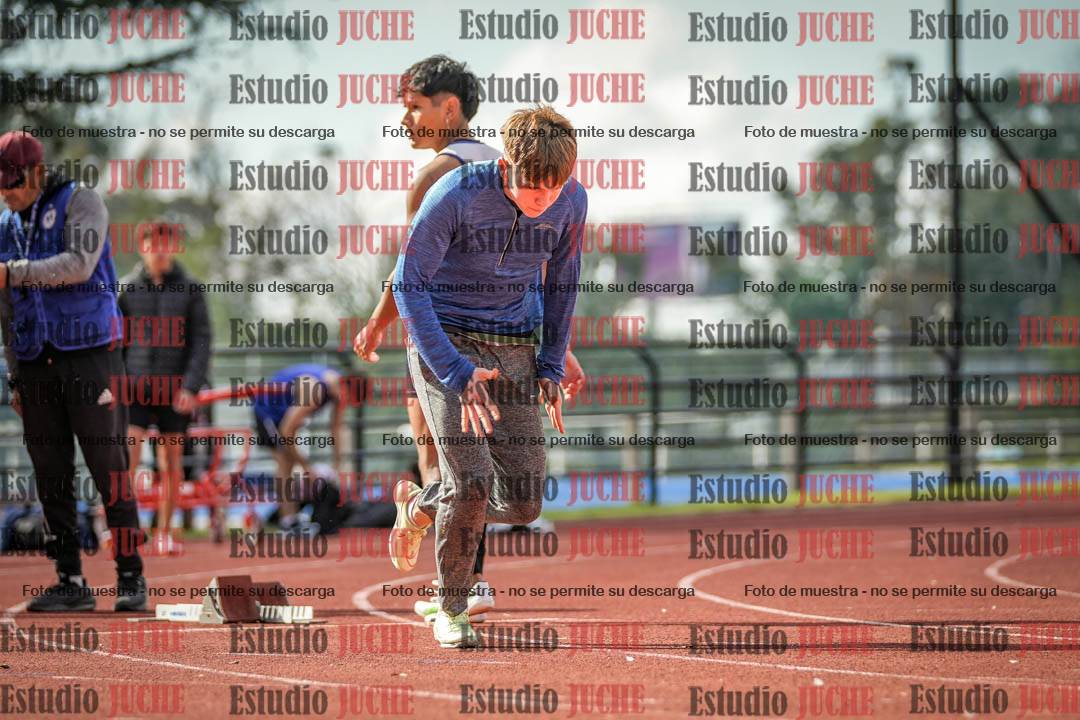 Fotos de los 100 m llanos de varones