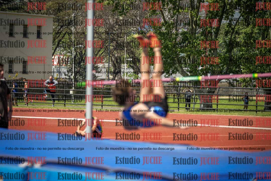 Fotos del salto en alto de varones