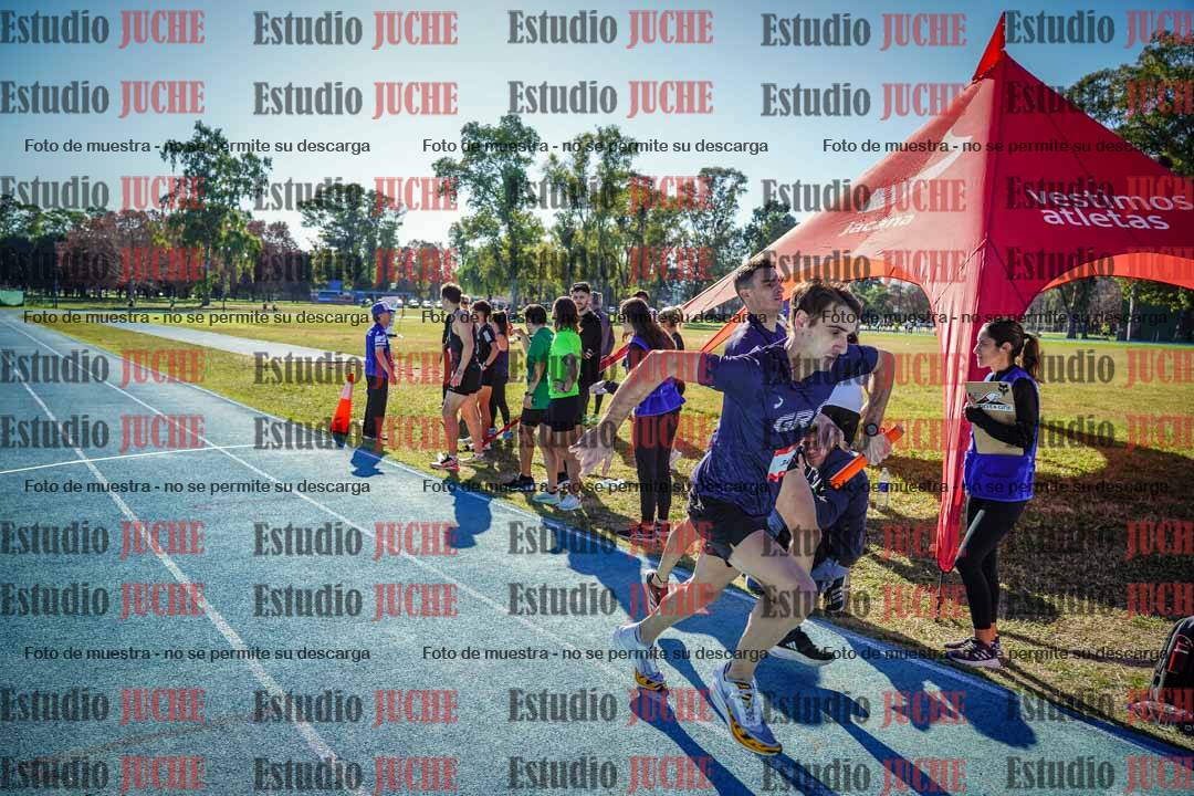Fotos durante los relevos