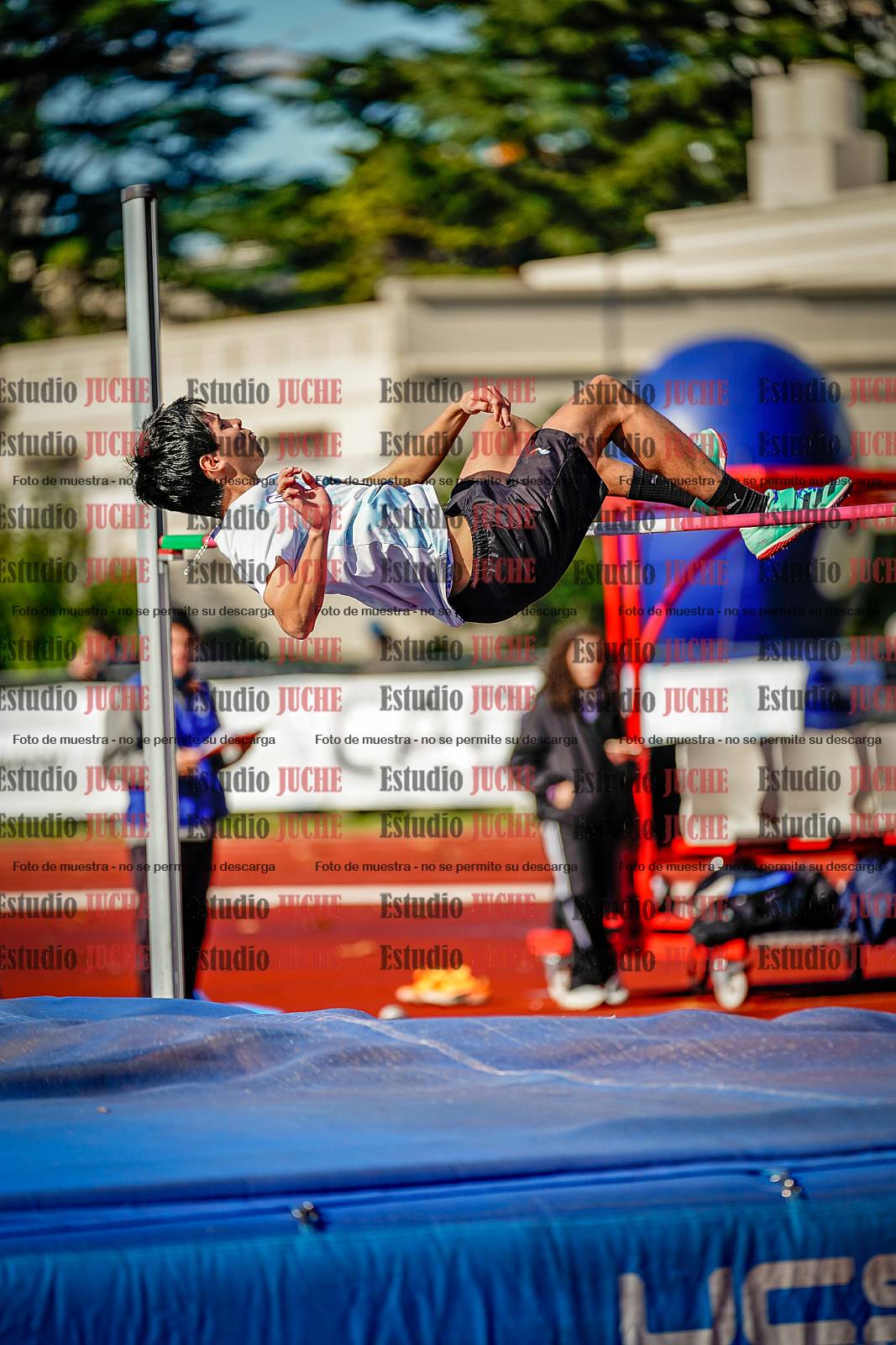 Fotos del salto en alto de varones