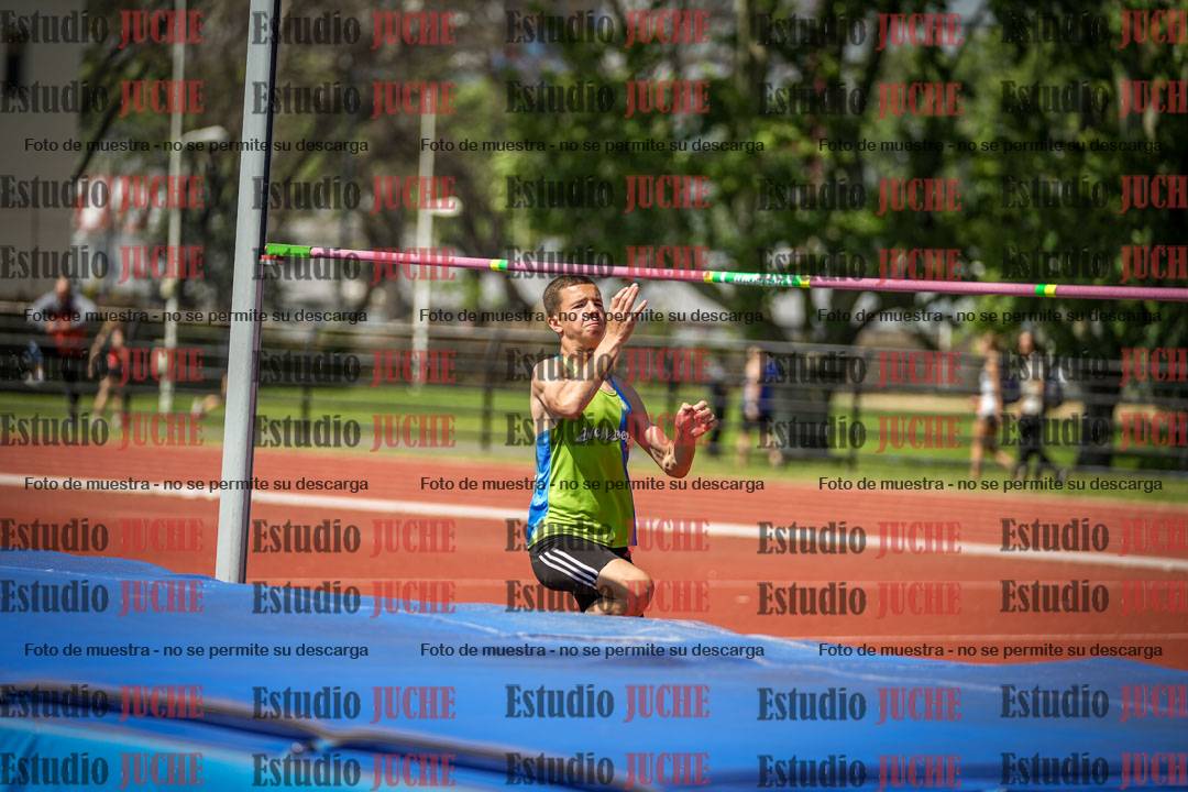 Fotos del salto en alto de varones