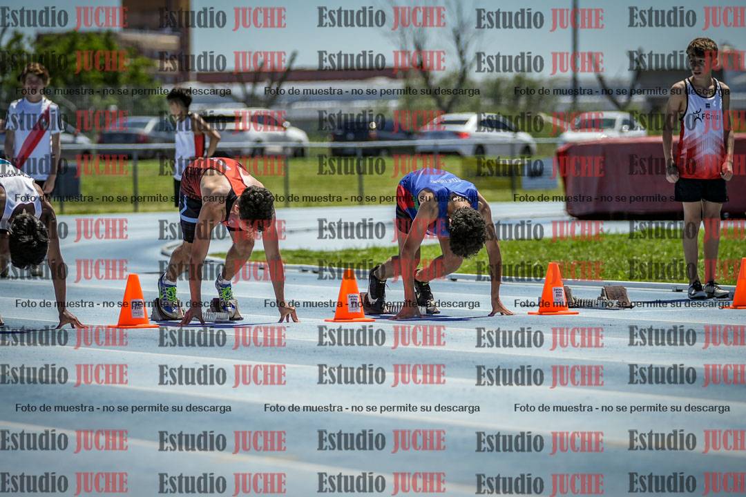 Fotos de los 80 m llanos de varones