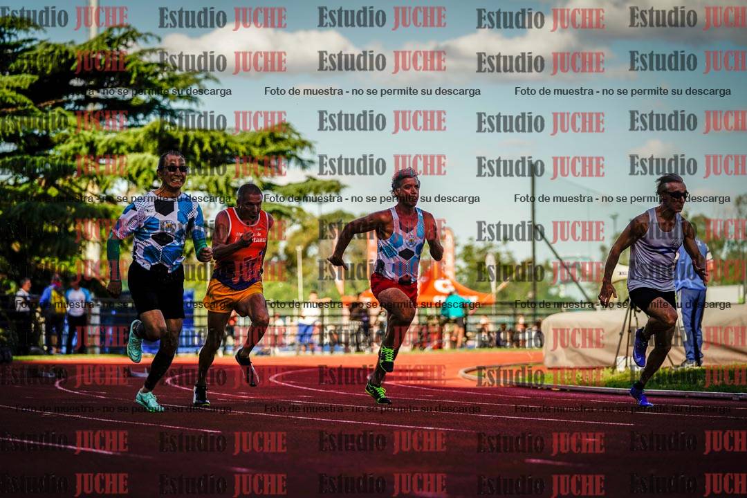 Fotos de los 100 m llanos de varones