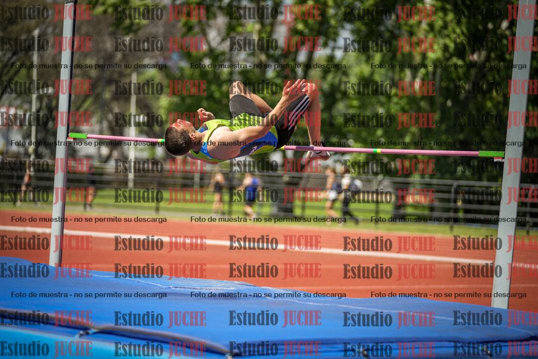 Fotos del salto en alto de varones