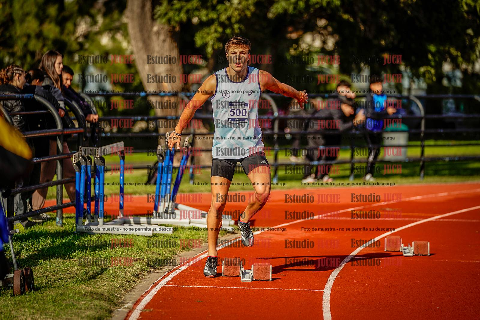 Fotos de los 200 m de varones