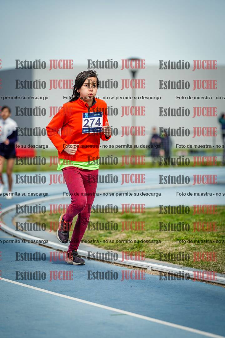 Fotos de los 800 m llanos de mujeres - U14