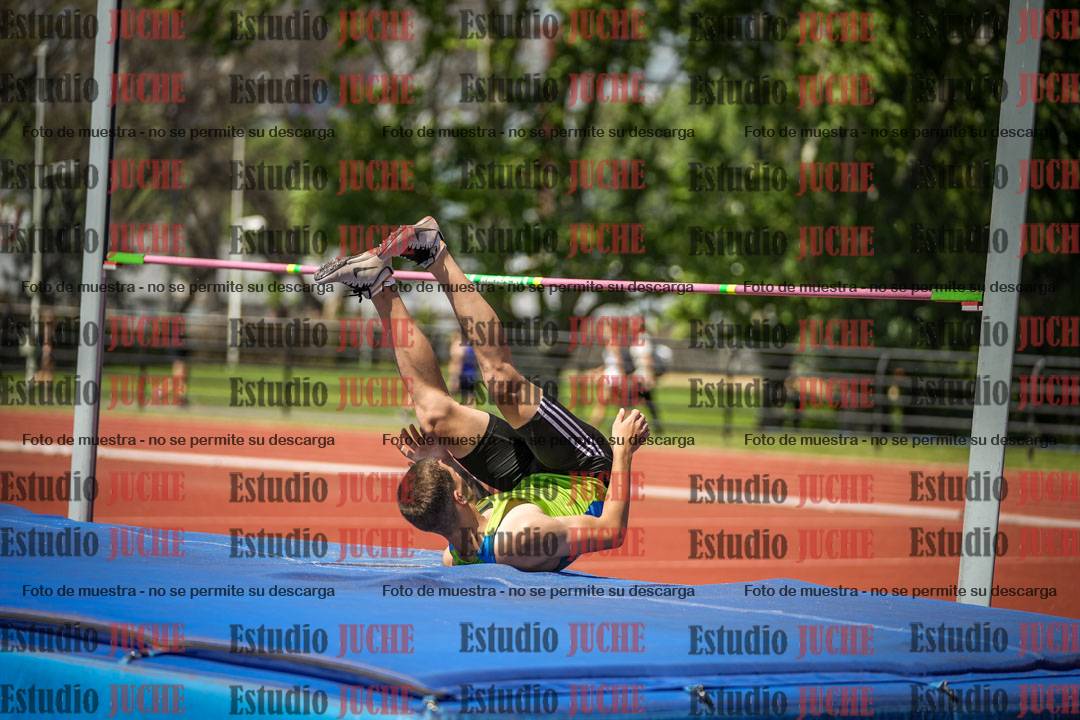 Fotos del salto en alto de varones