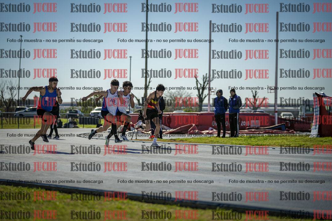 Fotos de los 100 m llanos de varones