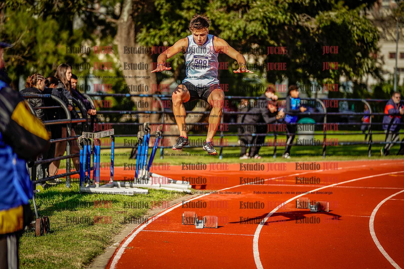 Fotos de los 200 m de varones