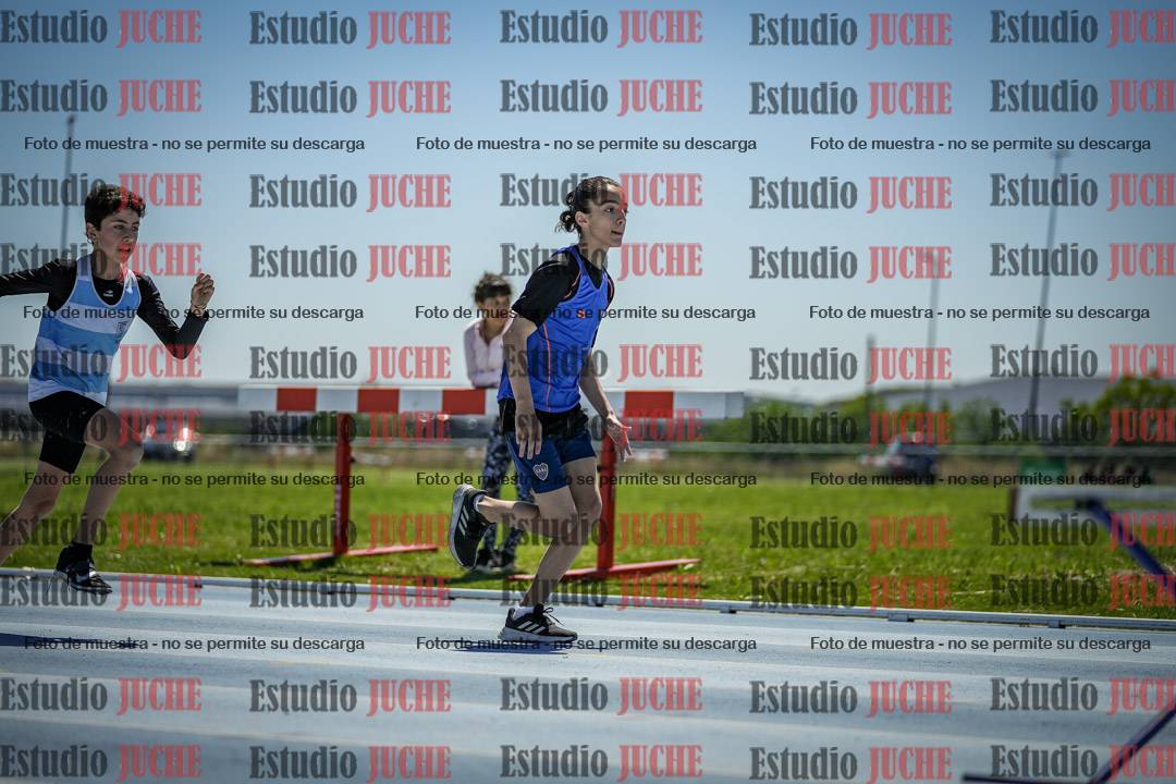 Fotos de los 60 m con vallas de varones