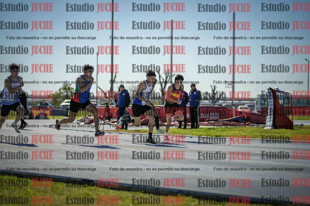 Fotos de los 100 m llanos de varones