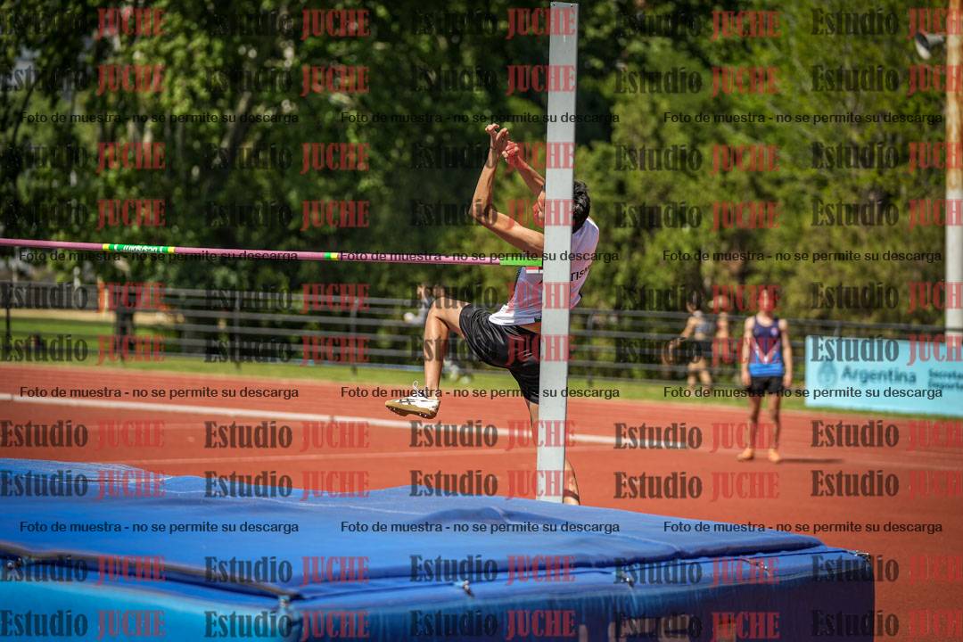 Fotos del salto en alto de varones