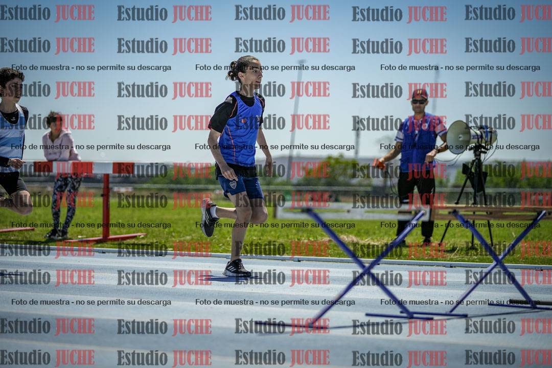 Fotos de los 60 m con vallas de varones