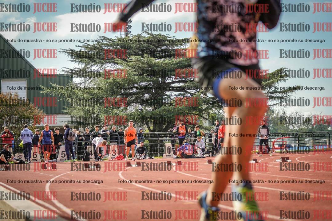 Fotos de los 100 m llanos de varones