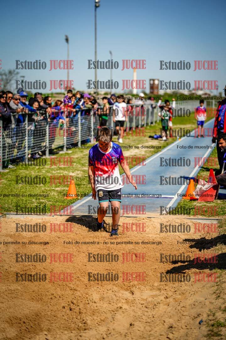 Fotos del salto en largo de varones - U15
