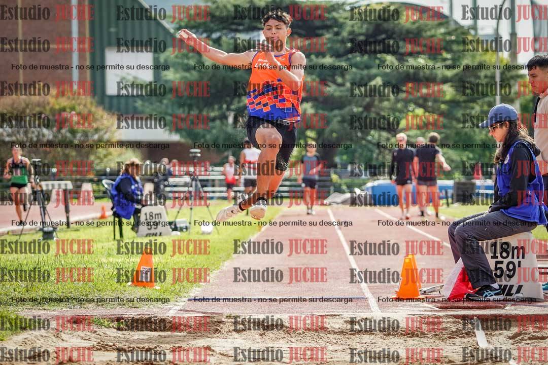 Fotos del salto en largo de varones