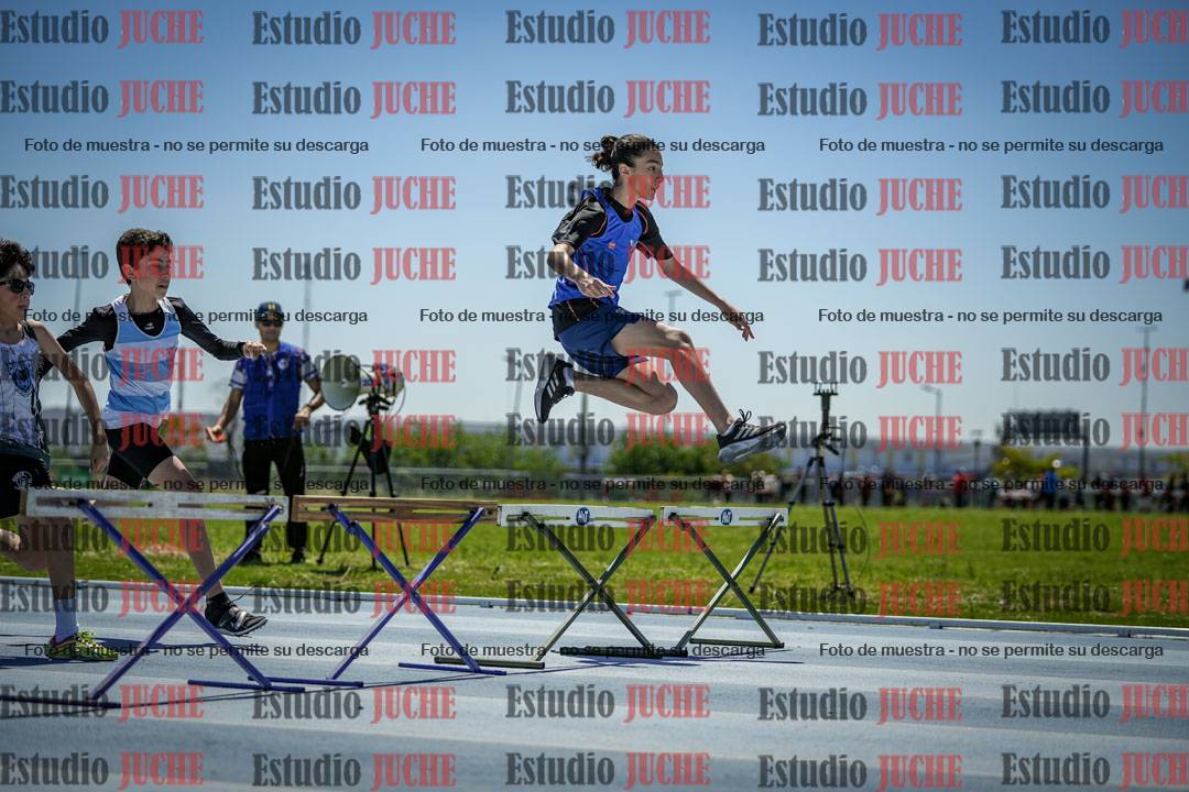 Fotos de los 60 m con vallas de varones