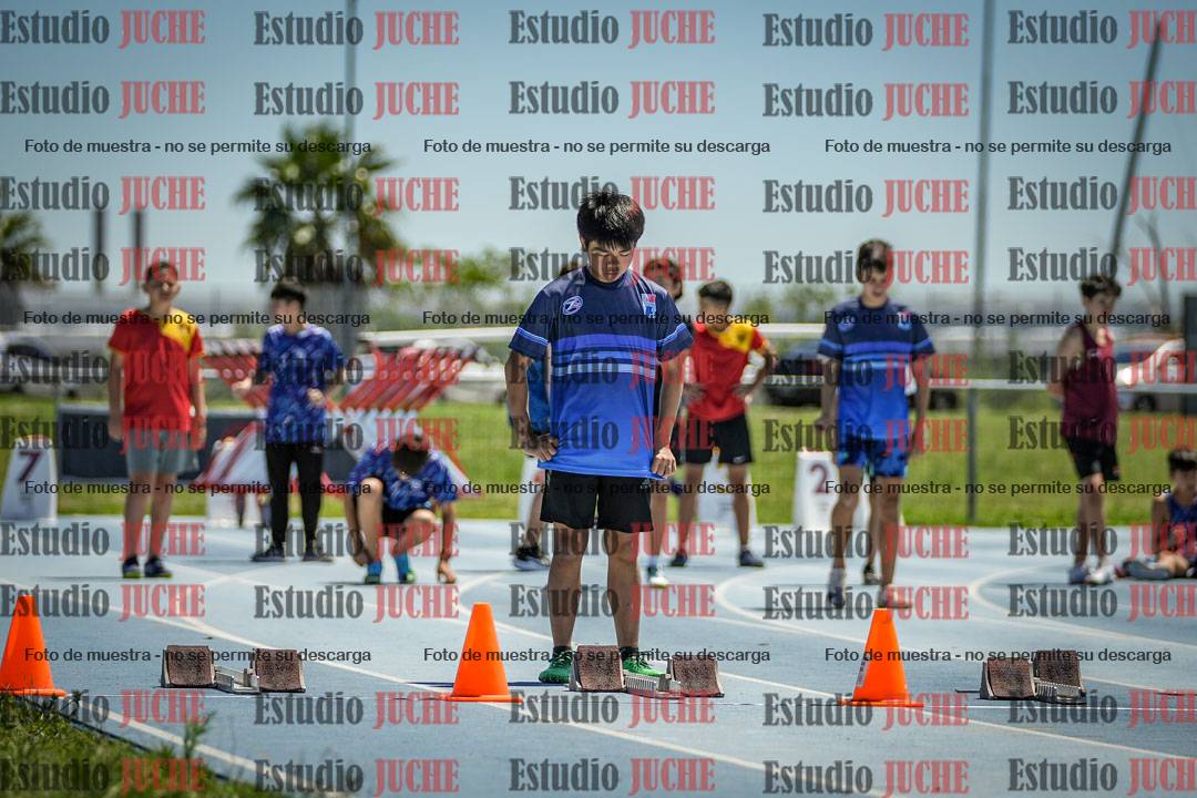 Fotos de los 80 m llanos de varones