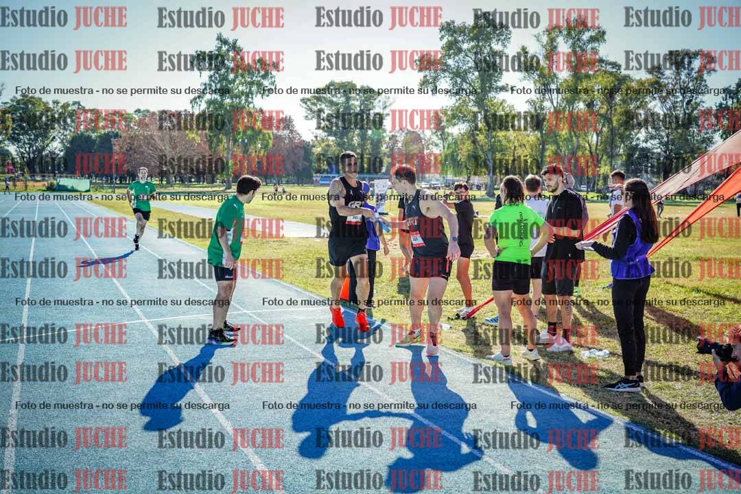 Fotos durante los relevos