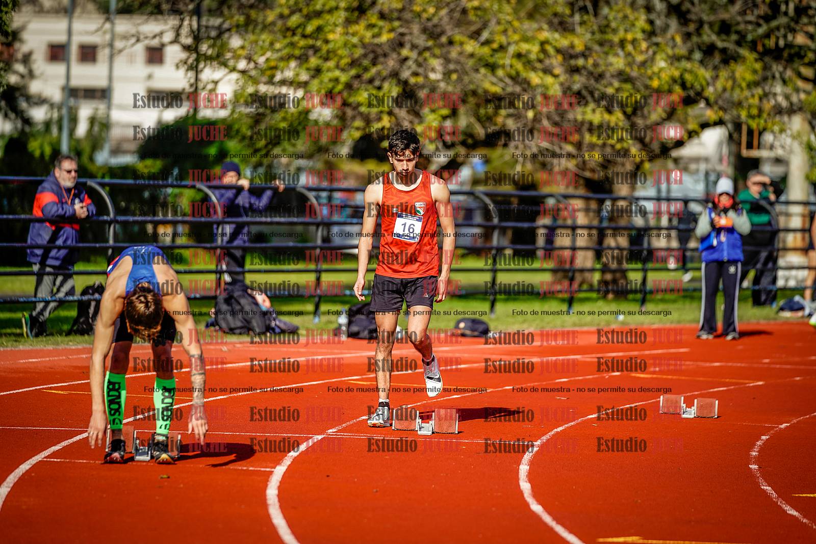 Fotos de los 200 m de varones