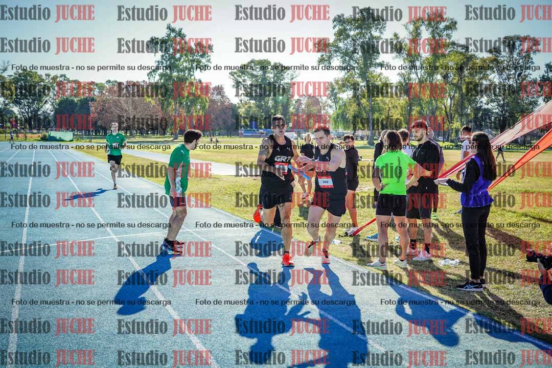 Fotos durante los relevos